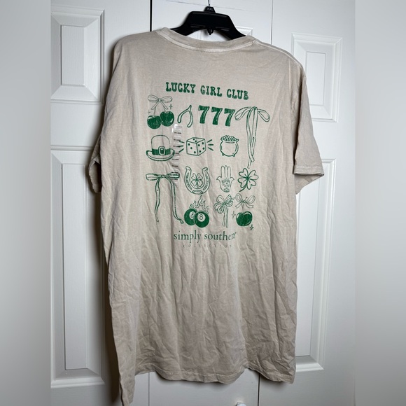 Simply Southern Tops - Simply‎ Southern Lucky Girl Club Tee